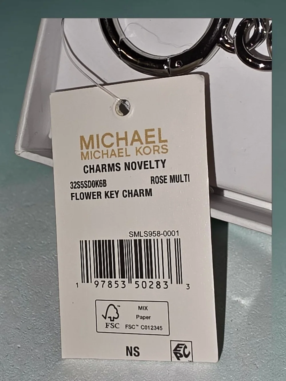 Michael Kors polished silver